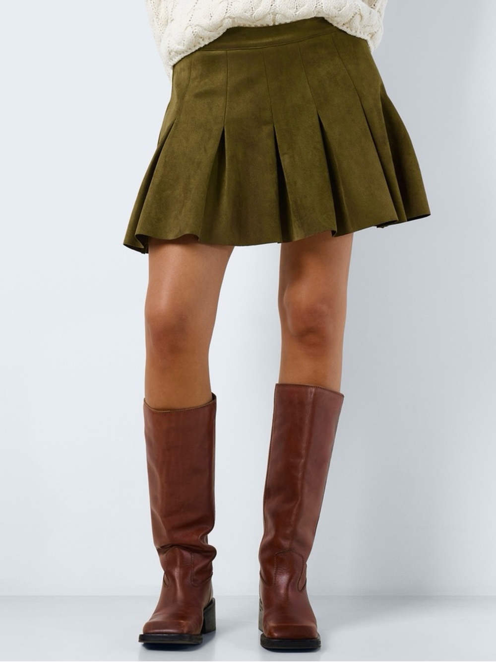 NOISY MAY Ekko Kenja Pleated Mini Skirt